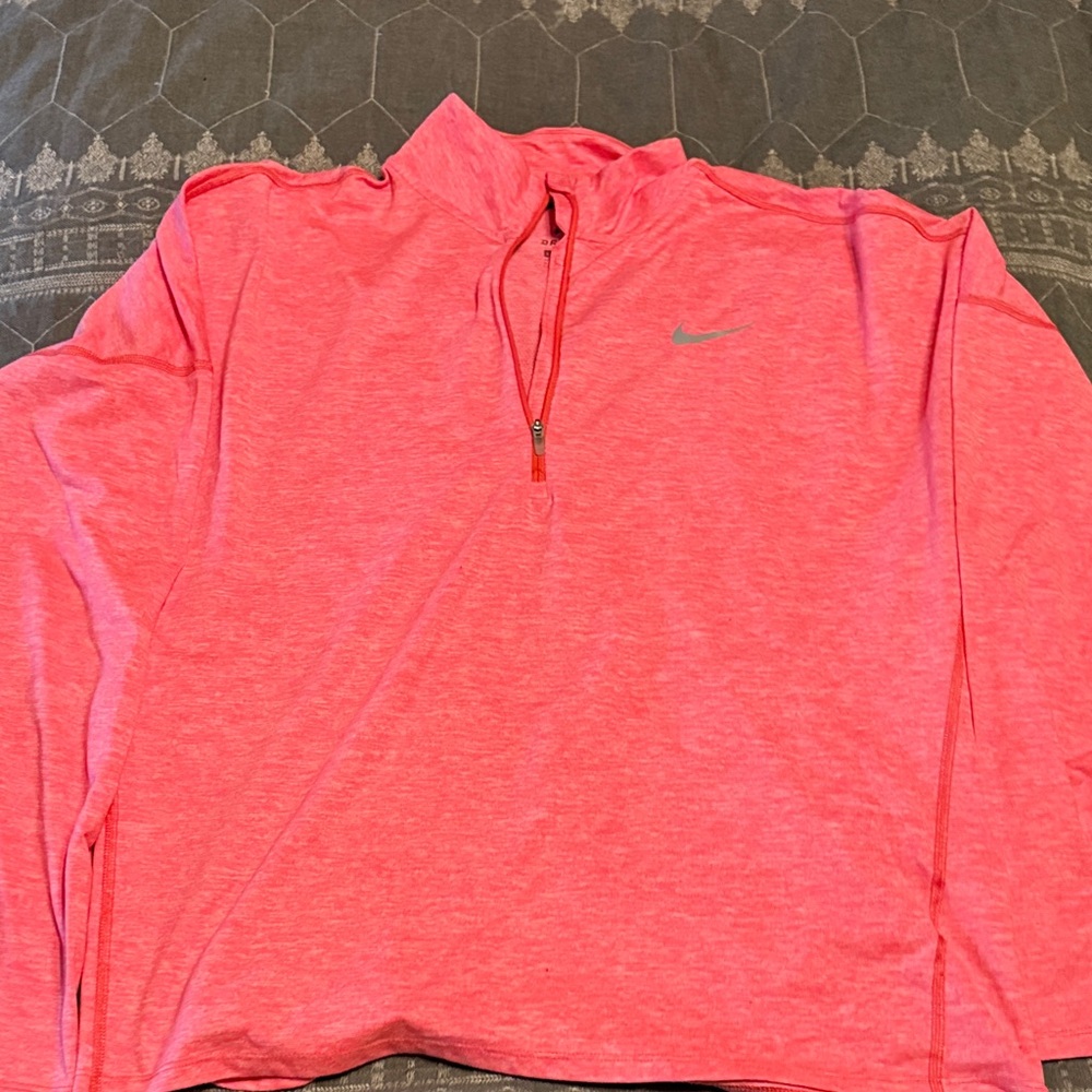 Nike Coral Quarter-Zip Pullover